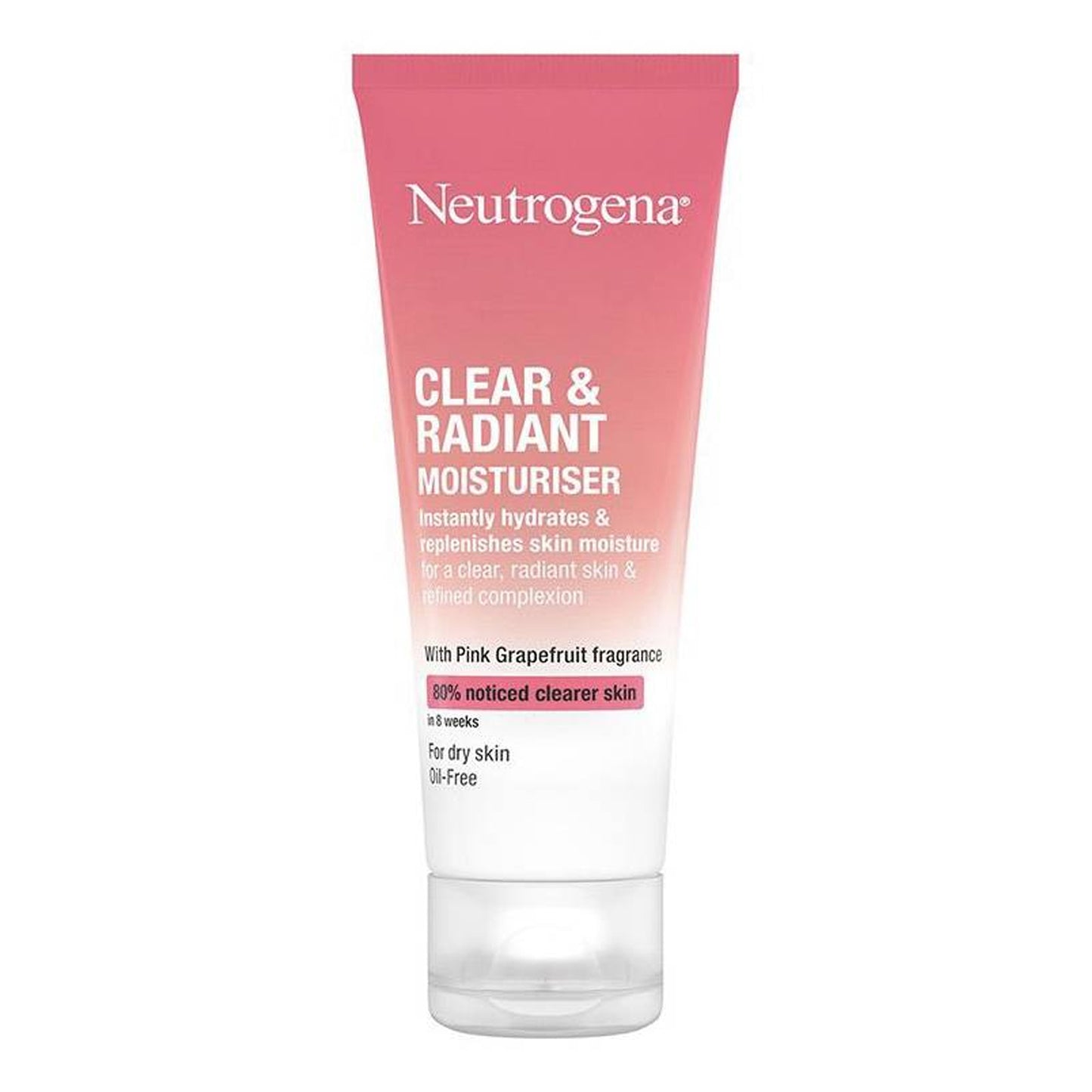 Neutrogena - Clear & Radiant Pink Grapefruit Fragrance Oil-Free Moisturizer Suitable For Dry Skin - 50ml (France)