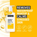 Neutrogena - Clear & Soothe Turmeric Oil-Free Micellar Jelly Makeup Remover Suitable For Spot-Prone Skin - 200ml (Greece)