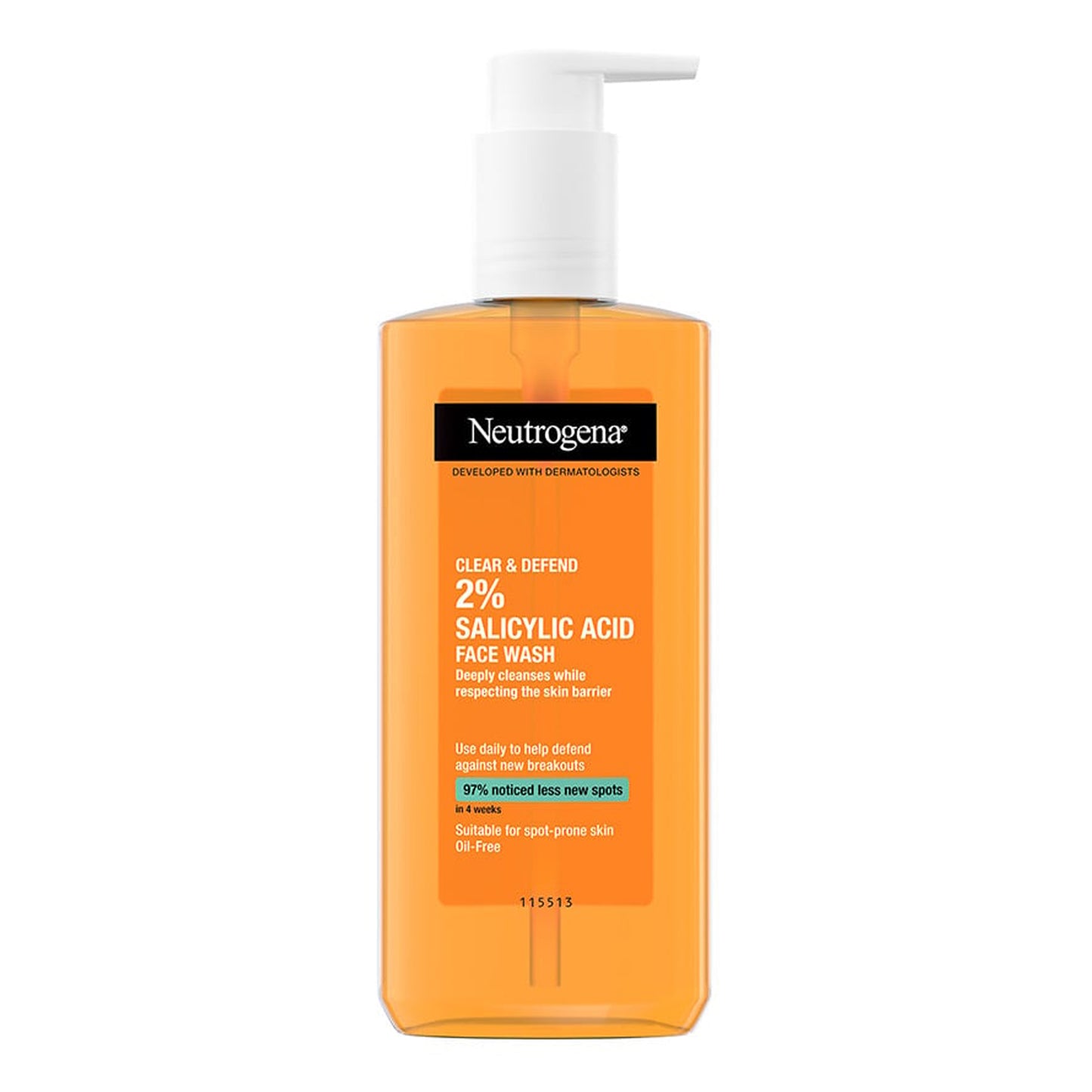 Neutrogena - Clear & Defend 2% Salicylic Acid Face Wash - 200ml