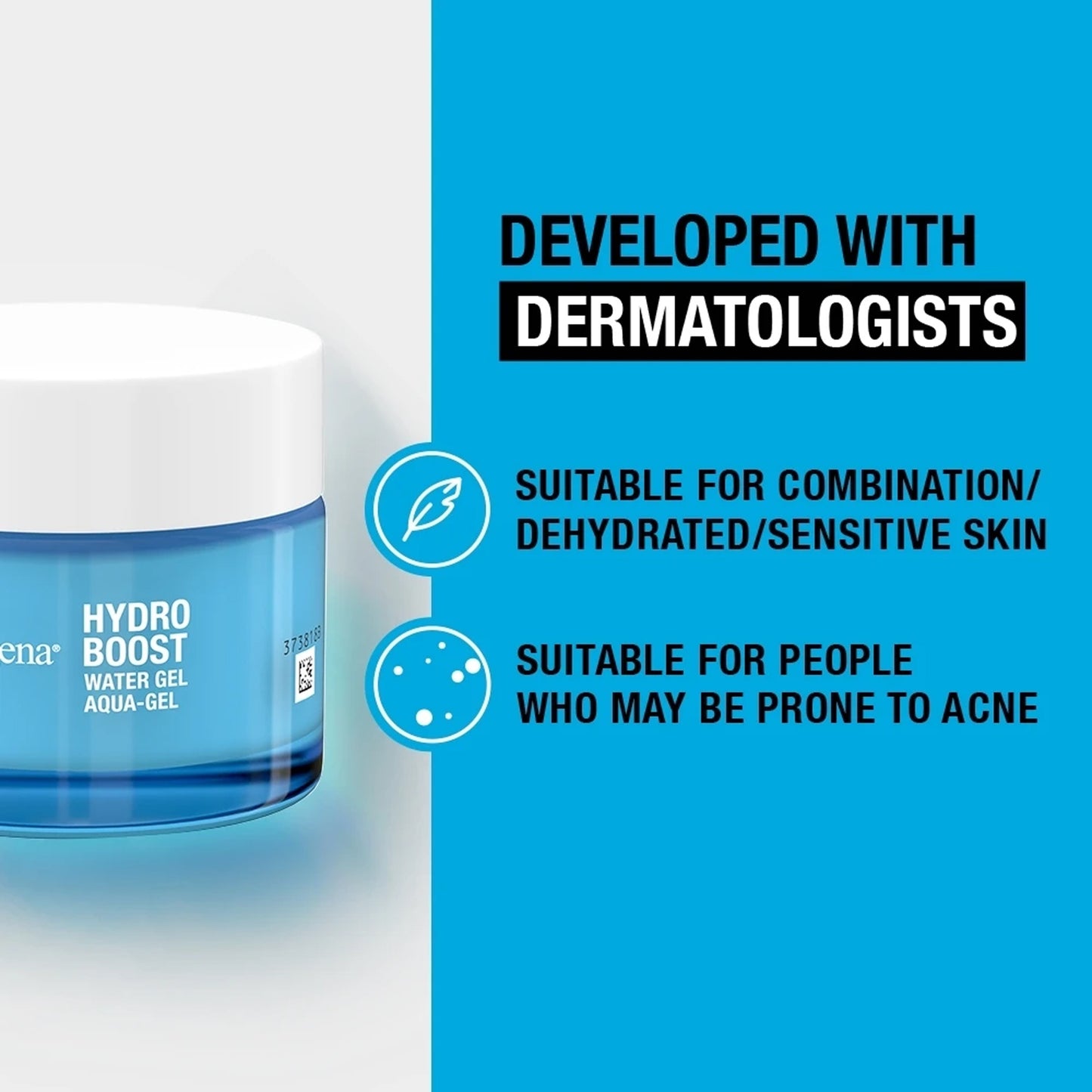 Neutrogena - Hydro Boost Hyaluronic Acid + Amino Acids + Electrolytes Water Gel Suitable For Normal To Combination Skin - 50ml (France)