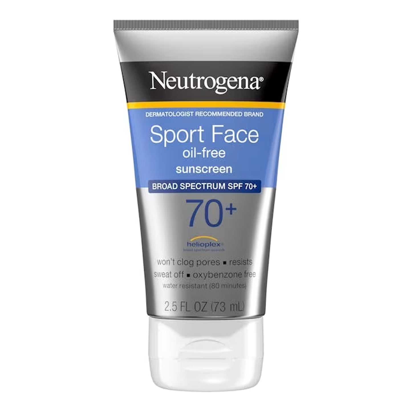 Neutrogena - Sport Face Oil-Free Sunscreen Broad Spectrum SPF 70+ With Helioplex - 73ml (Canada)