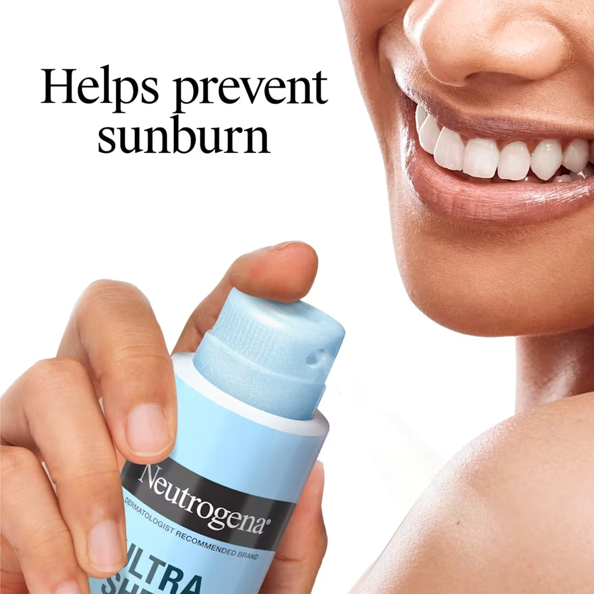 Neutrogena - Ultra Sheer Body Mist Antioxidant Vitamin E Sunscreen Broad Spectrum SPF 70 With Helipolex - 141g (USA)