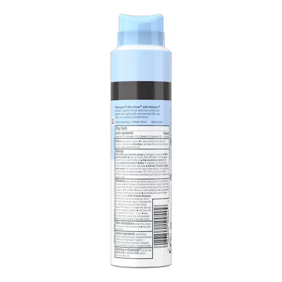 Neutrogena - Ultra Sheer Body Mist Antioxidant Vitamin E Sunscreen Broad Spectrum SPF 70 With Helipolex - 141g (USA)