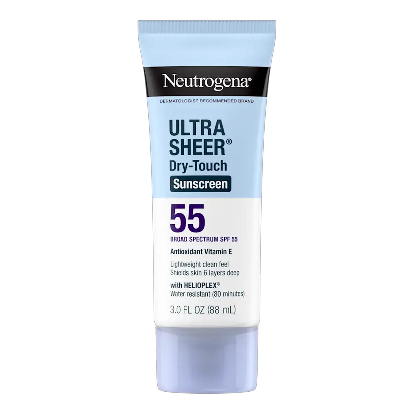 Neutrogena - Ultra Sheer Dry-Touch Water Resistant Antioxidant Vitamin E Sunscreen Broad Spectrum SPF 55 With Helipolex - 88ml (Canada)