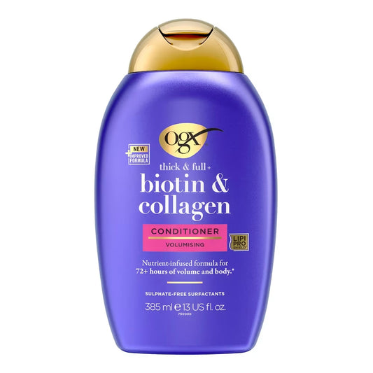 OGX - Thick & Full+ Biotin & Collagen Volumizing Conditioner - 385ml (Italy)