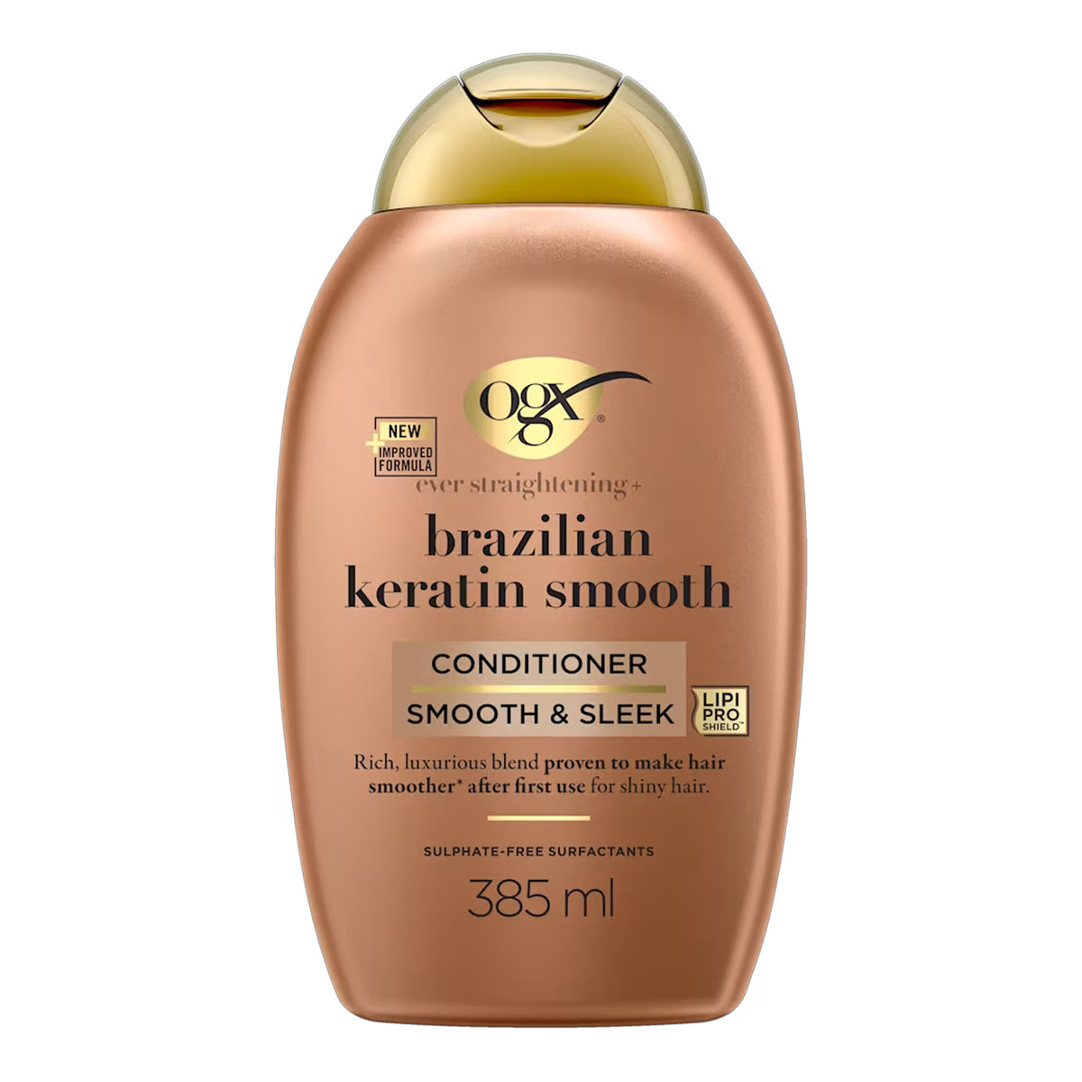 OGX - Ever Straightening+ Brazilian Keratin Smooth Smooth & Sleek Conditioner - 385ml (Italy)