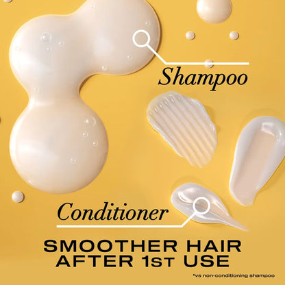 OGX - Ever Straightening+ Brazilian Keratin Smooth Smooth & Sleek Conditioner - 385ml (Italy)