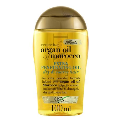 OGX - Renewing+ Argan Oil Of Morocco Extra Penetrating Oil For Dry & Coarse Hair - 100ml (Greece)