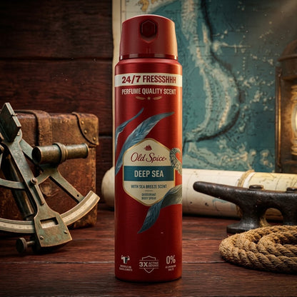 Old Spice - Deep Sea With Sea Breeze Scent Deodorant Body Spray - 150ml (UK)