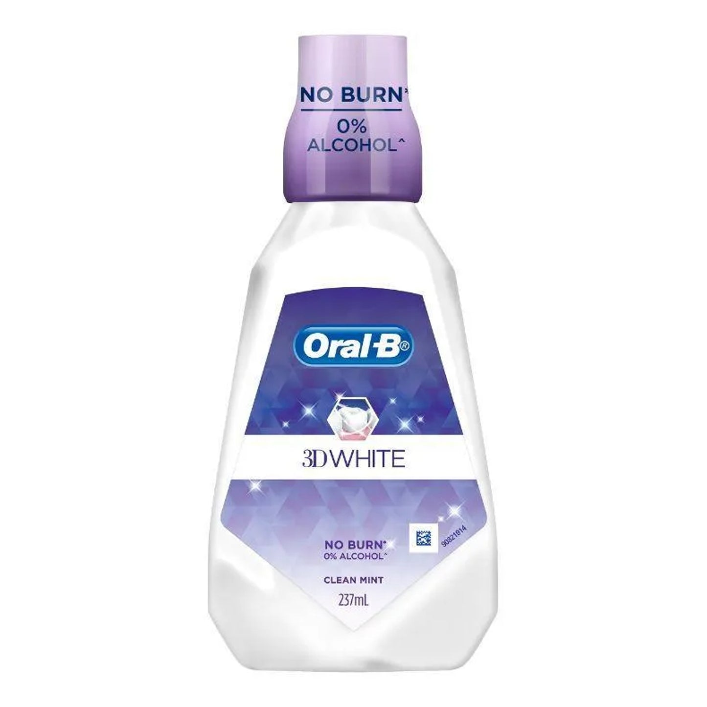 Oral B - 3D White Clean Mint Mouthwash - 237ml