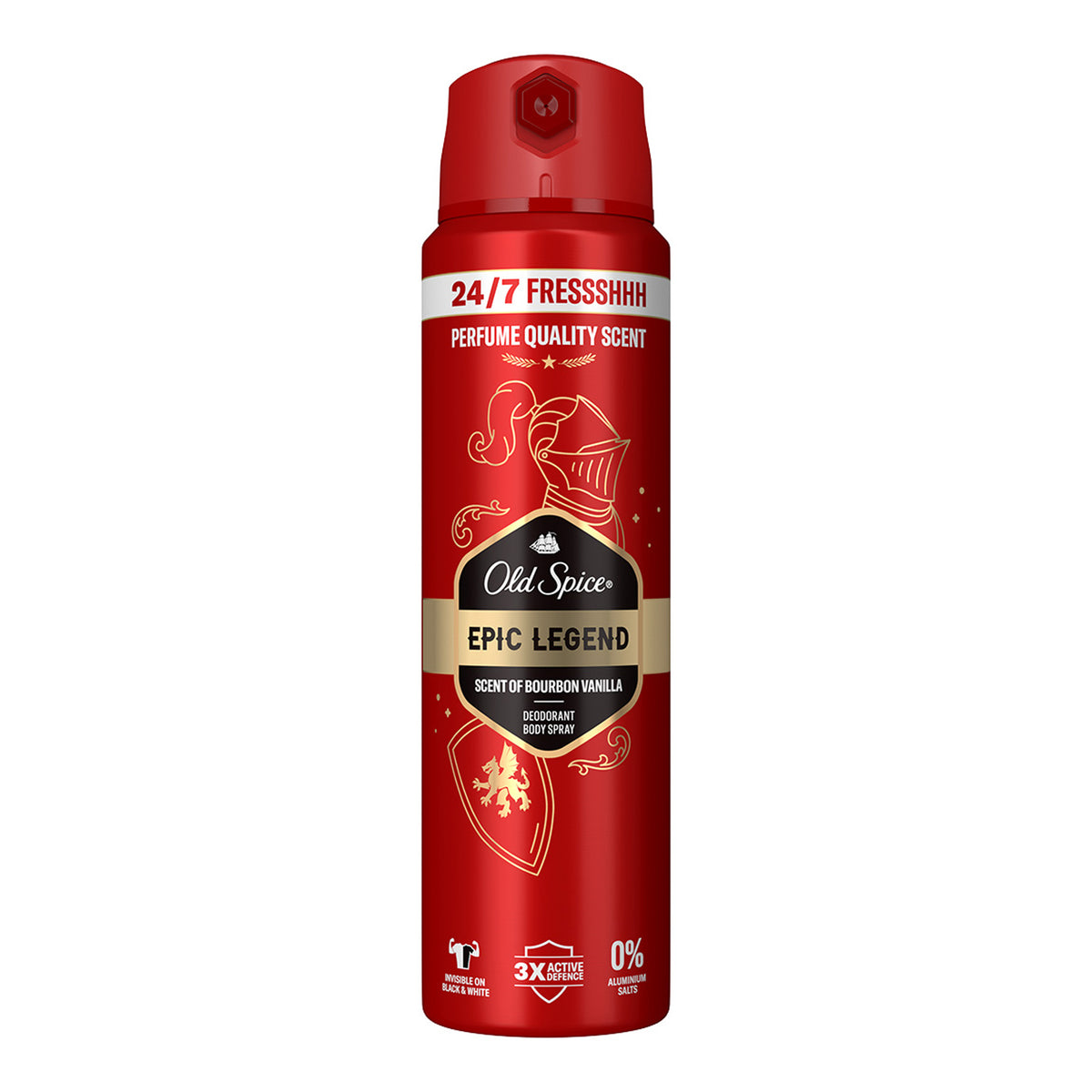Old Spice - Epic Legend Scent Of Bourbon Vanilla Deodorant Body Spray - 150ml (UK)