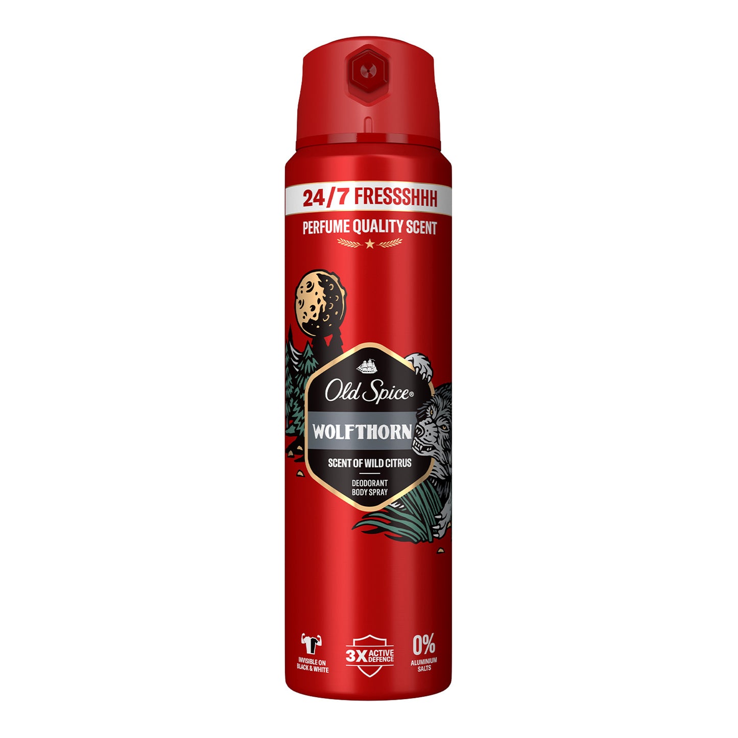 Old Spice - Wolfthorn Scent Of Wild Citrus Deodorant Body Spray - 150ml (UK)