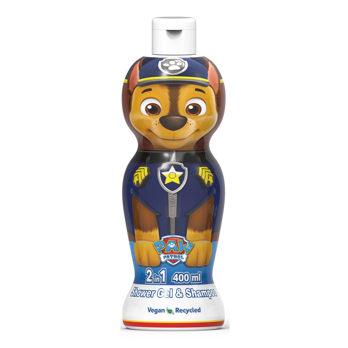 Paw Patrol - Chase 2 In 1 Shower Gel & Shampoo - 400ml (Spain)