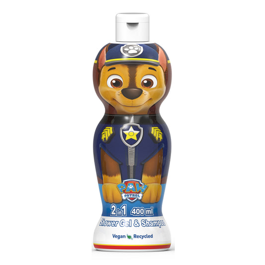 Paw Patrol - Chase 2 In 1 Shower Gel & Shampoo - 400ml (Spain)