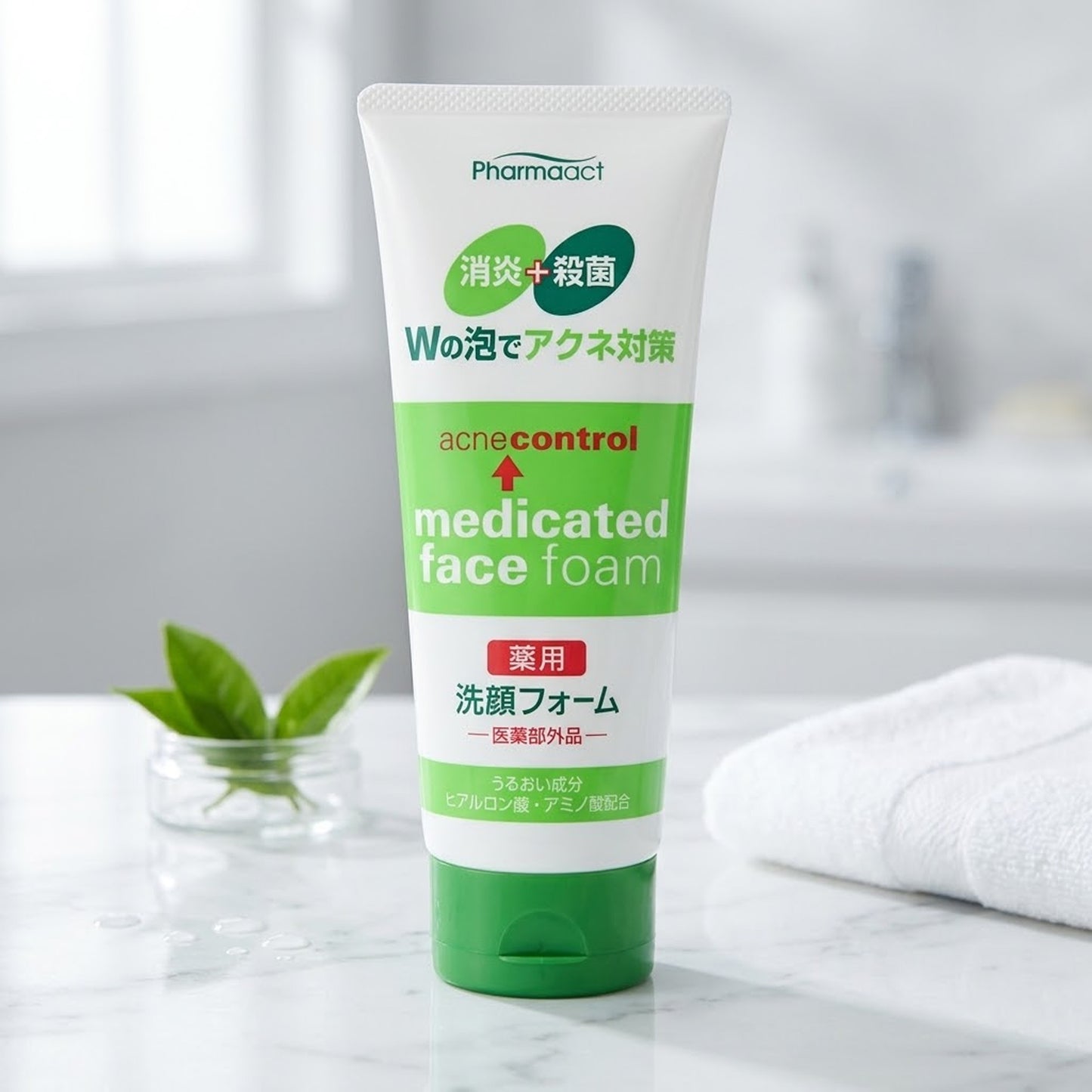 Pharmaact - Acne Control Medicated Face Foam - 130g (Japan)