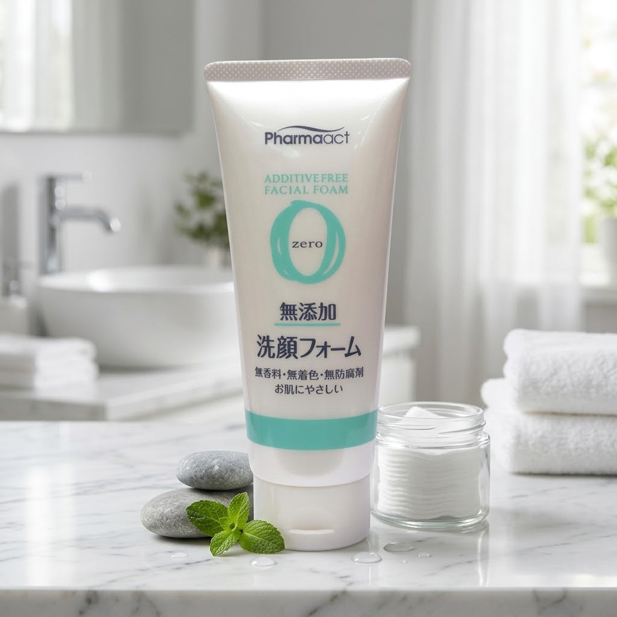 Pharmaact - Additive Free Facial Foam Zero - 130g (Japan)