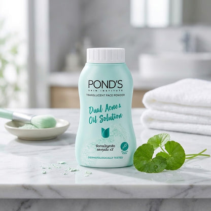 Pond's - Dual Acne & Oil Solution Translucent Face Powder - 45g (Thailand)