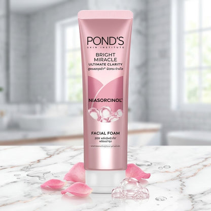 Pond's - Bright Miracle Ultimate Clarity Niasorcinol Facial Foam - 15g (Thailand)