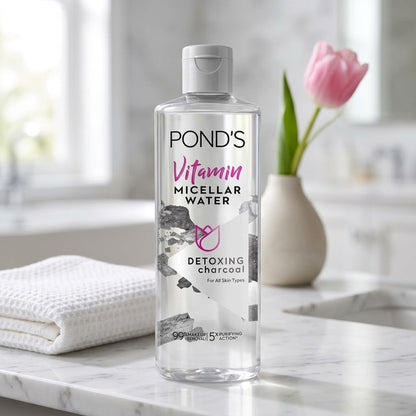 Pond's - Vitamin Detoxing Charcoal Micellar Water - 400ml (Thailand)