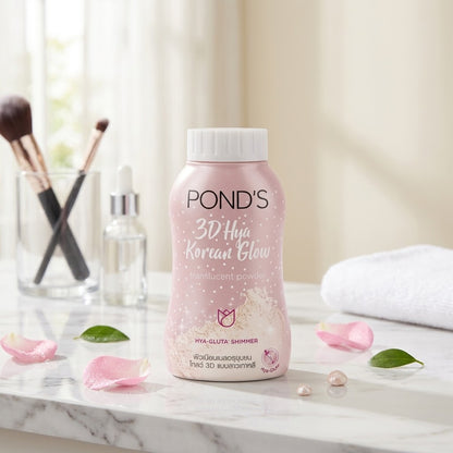 Pond's - 3D HYA Korean Glow Translucent Facial Powder - 50g (Thailand)