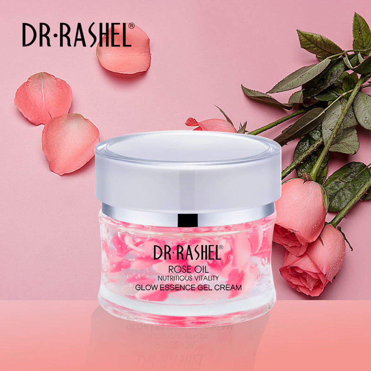 Dr. Rashel - Rose Oil Nutritious Vitality Glow Essence Gel Cream - 50g (PRC)