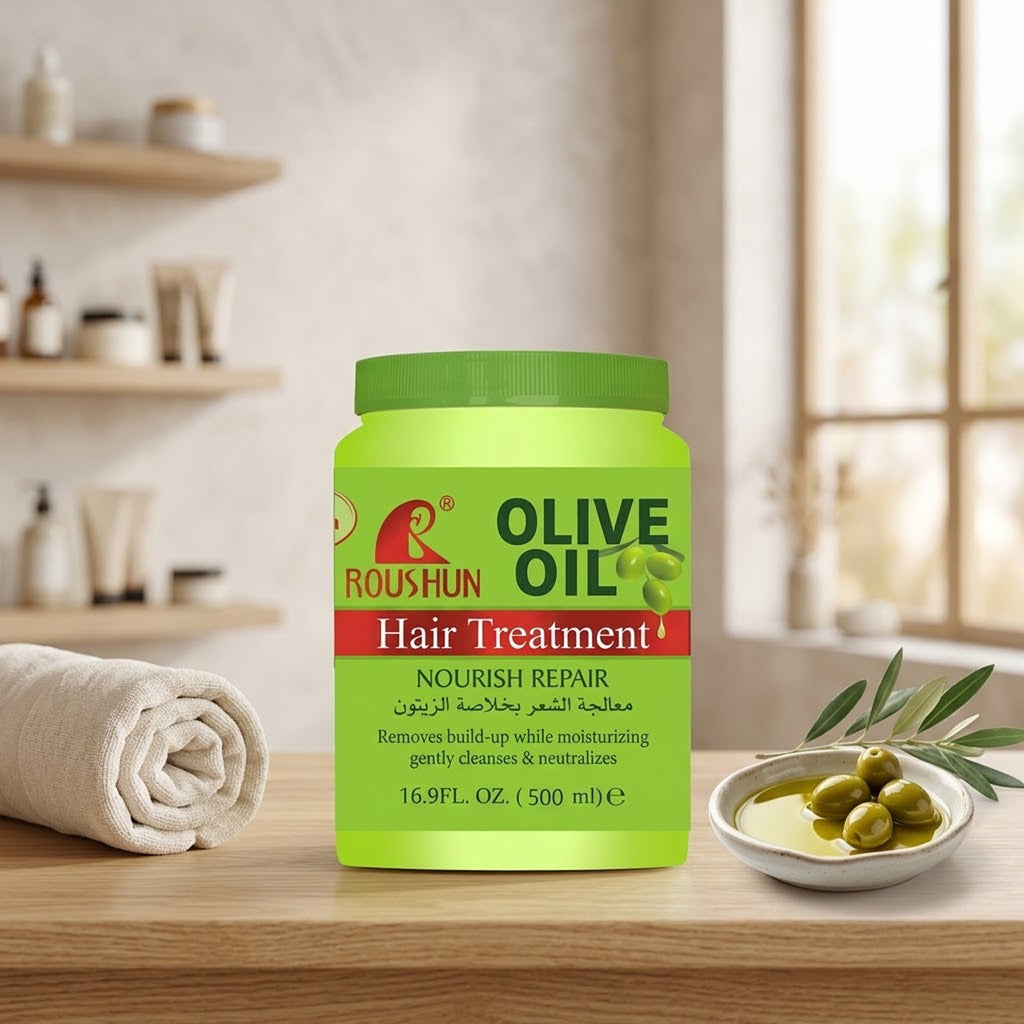 Roushun - Olive Oil Nourish Repair Hair Treatment - 500ml (PRC)