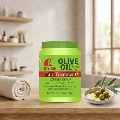 Roushun - Olive Oil Nourish Repair Hair Treatment - 500ml (PRC)
