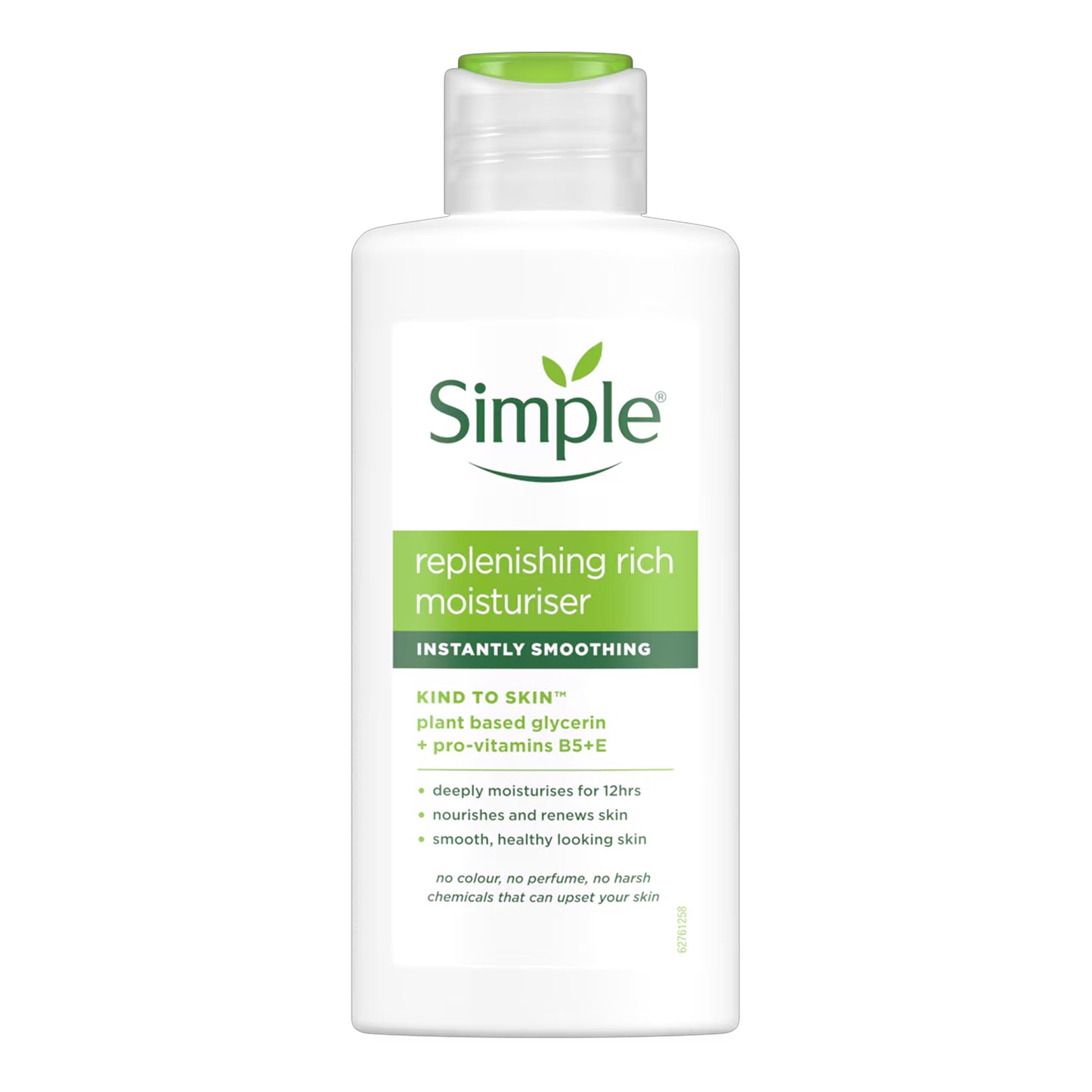 Simple - Kind To Skin Replenishing Rich Moisturizer With Plant Based Glycerin + Pro-Vitamins B5+E - 125ml (Hungary)