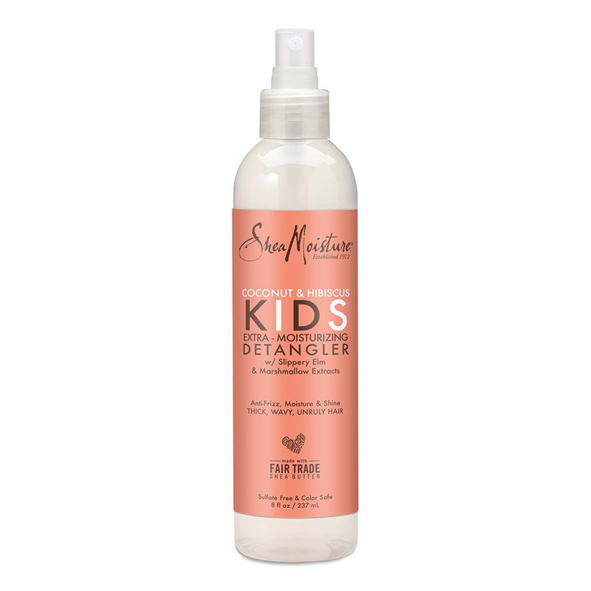 Shea Moisture - Coconut & Hibiscus Kids Extra Moisturizing Detangler With Slippery Elm & Marshmallow Extracts - 237ml (USA)