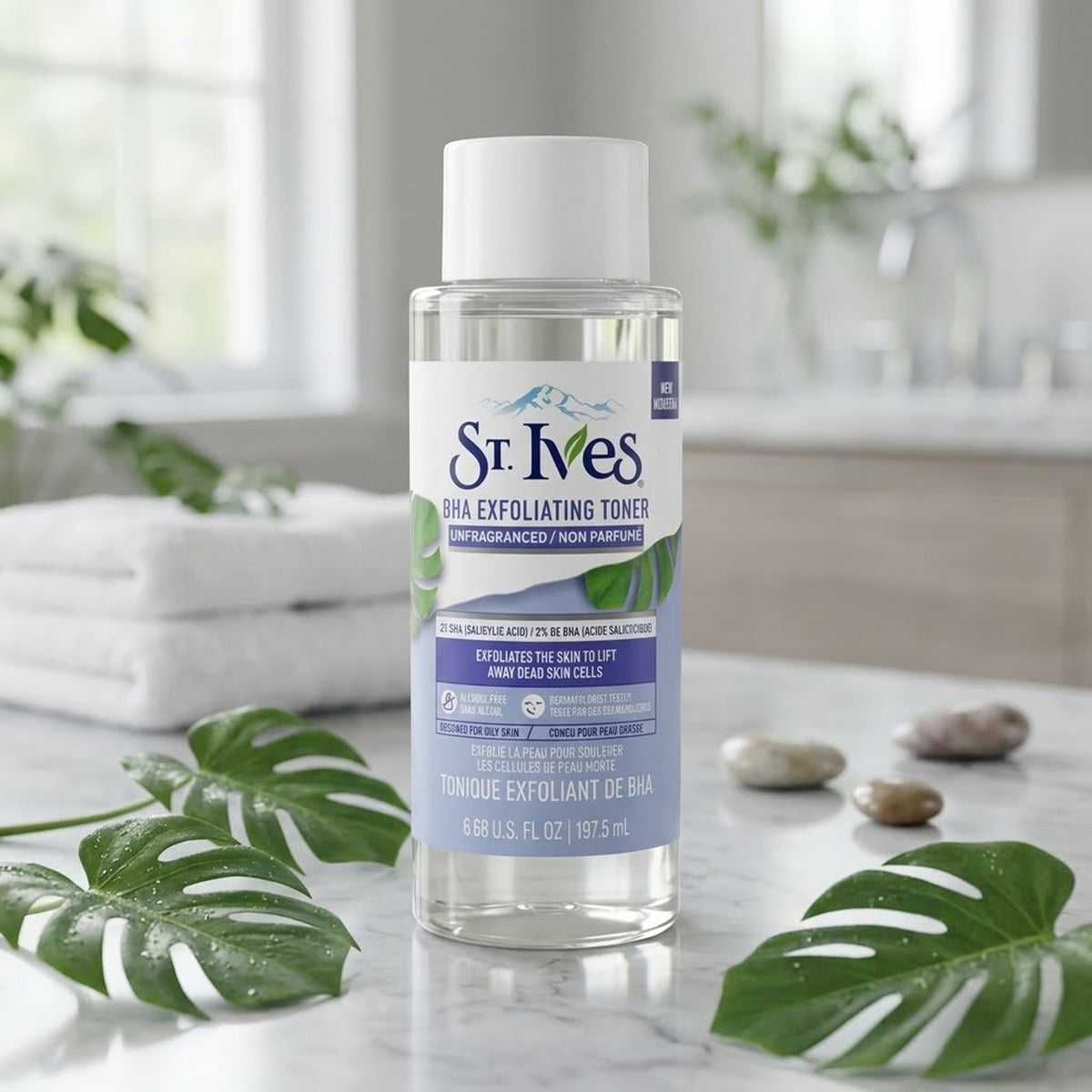 St. Ives - Unfragranced BHA Exfoliating Toner - 197.5ml (Thailand)