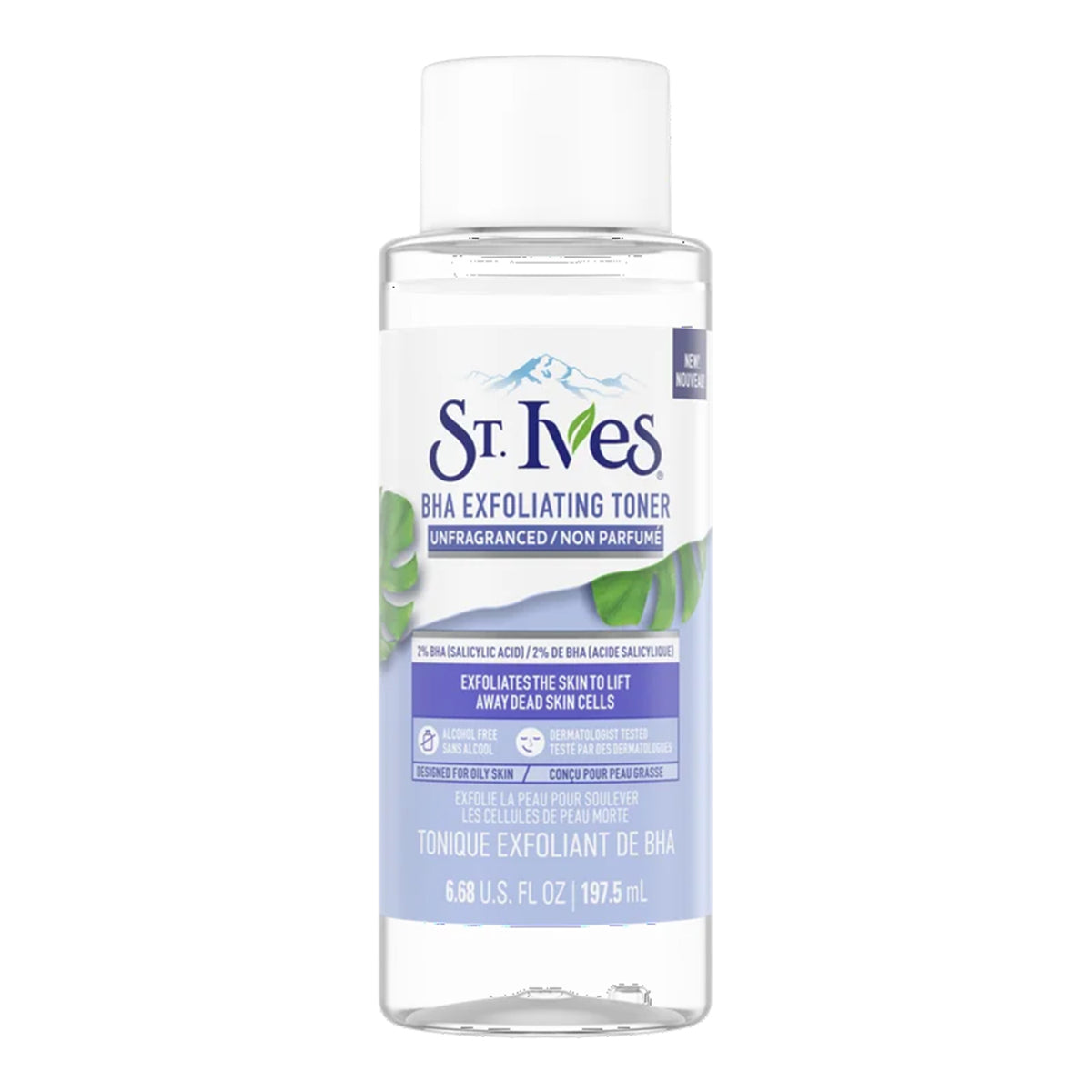 St. Ives - Unfragranced BHA Exfoliating Toner - 197.5ml (Thailand)