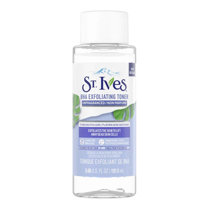 St. Ives - Unfragranced BHA Exfoliating Toner - 197.5ml (Thailand)