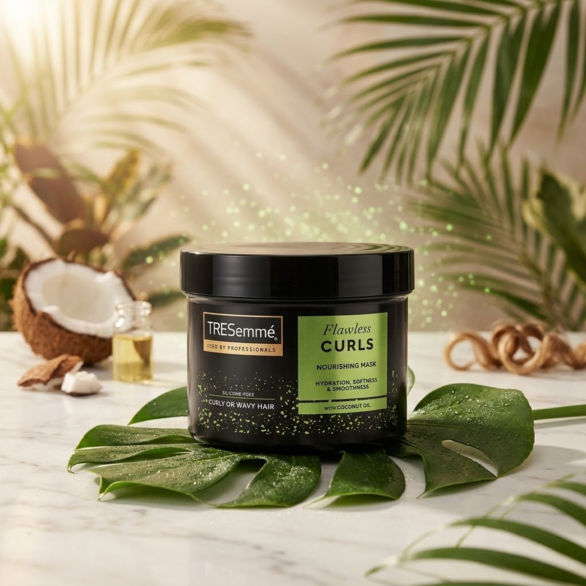 Tresemme - Flawless Curls Silicone-Free Nourishing Mask With Coconut Oil For Curly Or Wavy Hair - 440ml (Slovakia)