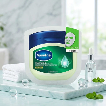 Vaseline - Hydrating Sheet Mask Pack With Petrolatum Jelly & Hyaluronic Acid (Korea)