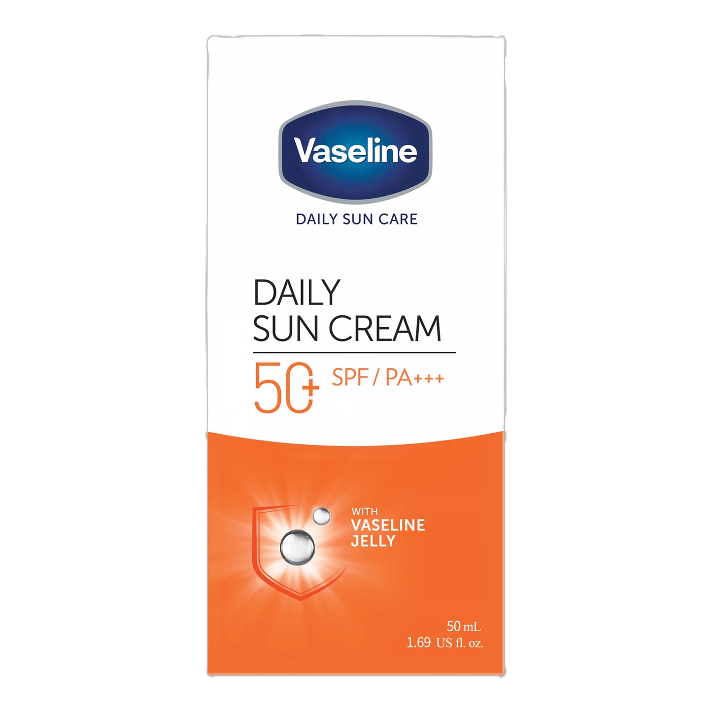 Vaseline - Daily Sun Cream With Vaseline Jelly SPF 50+ PA+++ - 50ml (Korea)