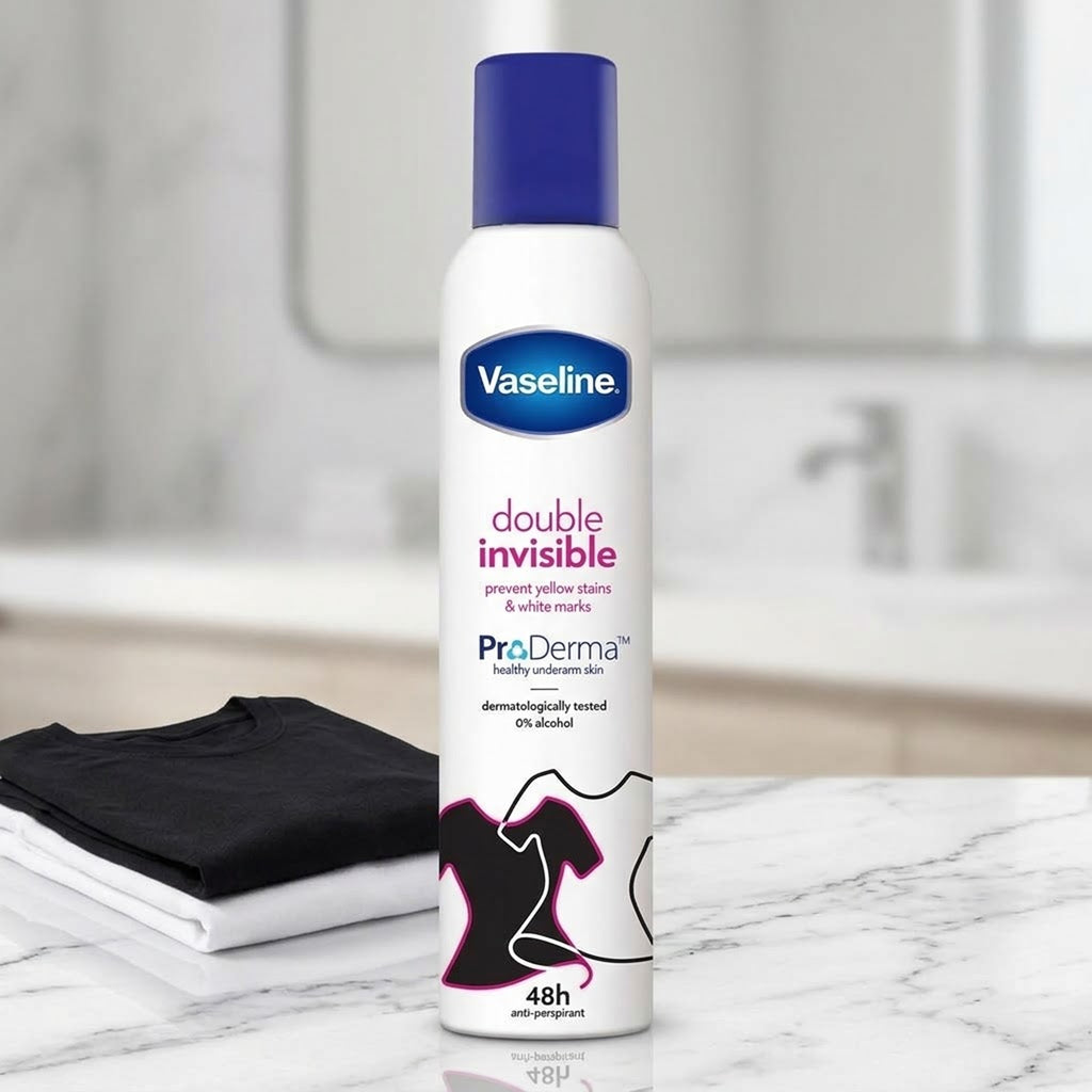 Vaseline - Double Invisible 48H Anti-Perspirant Spray - 250ml (Italy)