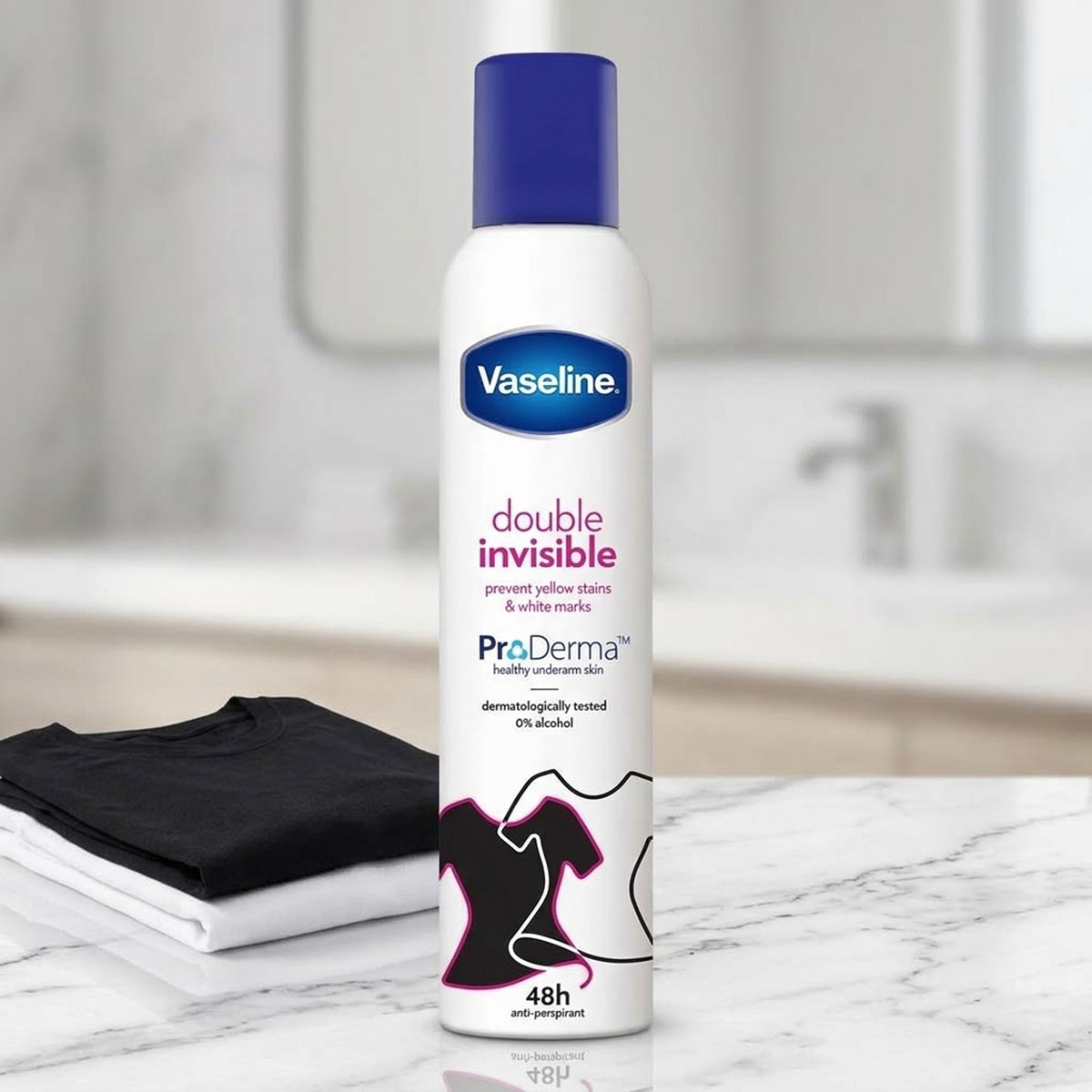 Vaseline - Double Invisible 48H Anti-Perspirant Spray - 250ml (Italy)