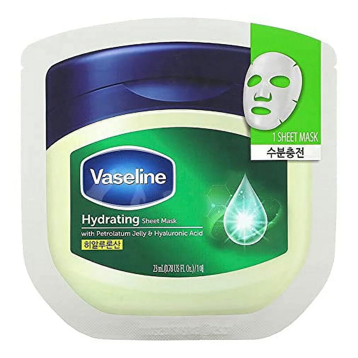 Vaseline - Hydrating Sheet Mask Pack With Petrolatum Jelly & Hyaluronic Acid (Korea)
