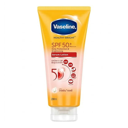 Vaseline - Healthy Bright Daily Protection & Brightening Serum With Vaseline Jelly SPF 50+ PA++++ - 290ml (Thailand)