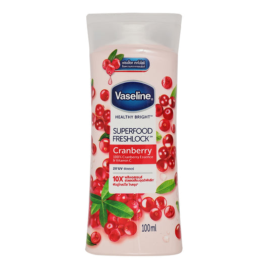 Vaseline - Healthy Bright Superfood Freshlock Cranberry Body Lotion - 100ml