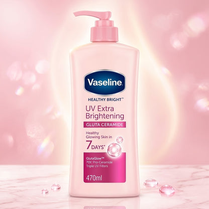 Vaseline - Healthy Bright UV Extra Brightening Gluta Ceramide Lotion - 470ml (Thailand)