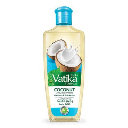 Vatika - Coconut Enriched Hair Oil For Volume & Thickness - 200ml (UAE)