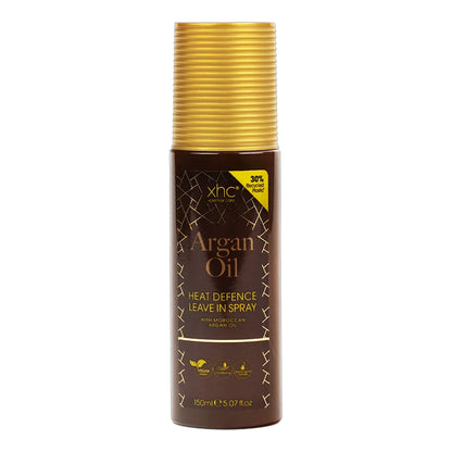 Xpel Hair Care - Argan Oil Heat Defense Leave In Spray With Moroccan Argan Oil Extract - 150ml (PRC)
