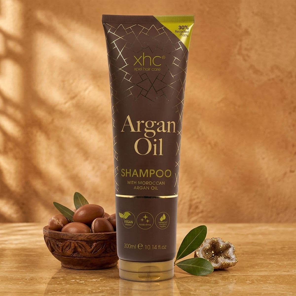Xpel Hair Care - Argan Oil Shampoo With Moroccan Argan Oil Extracts - 300ml