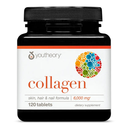 Youtheory - Collagen 6000mg - 120 Tablets (USA)