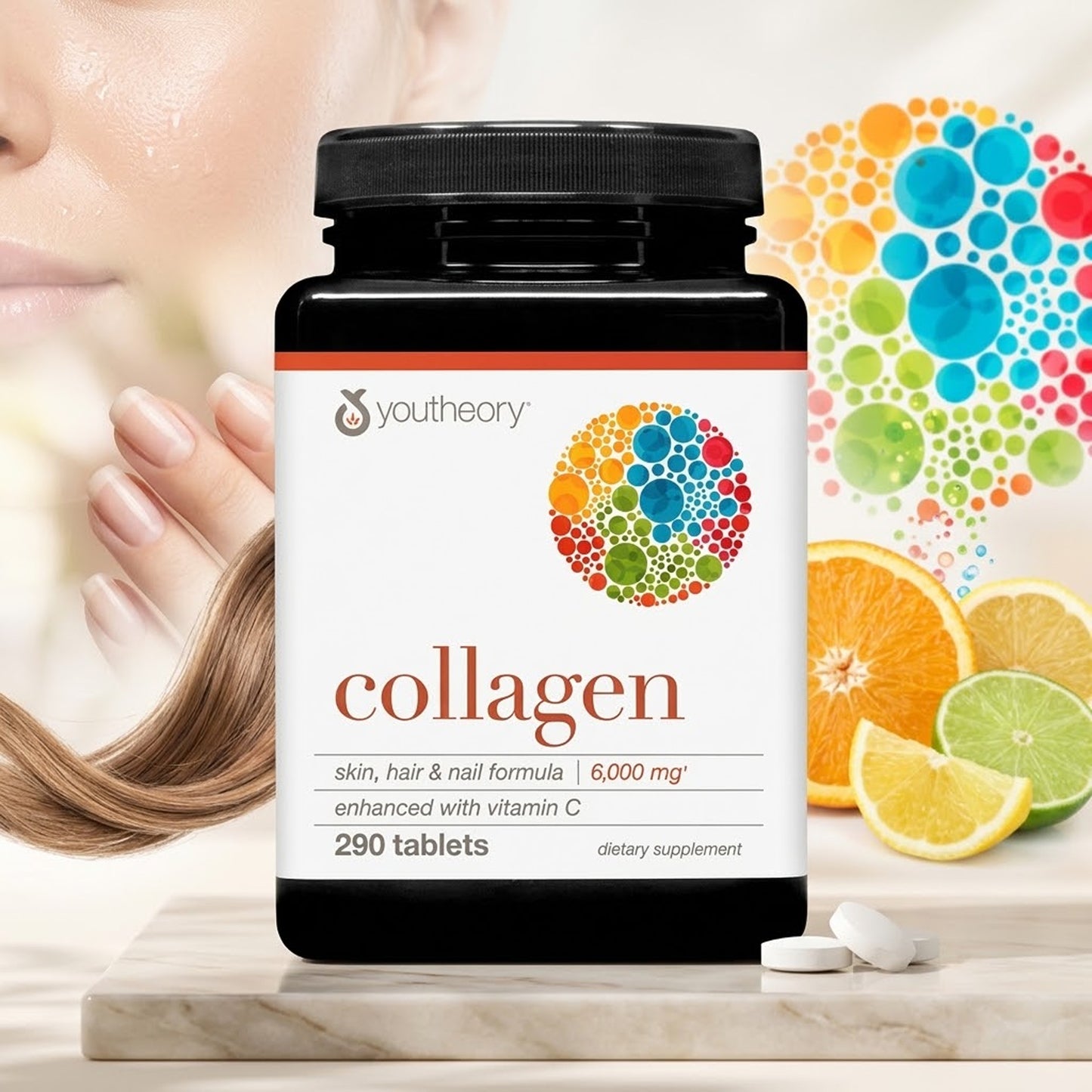 Youtheory - Collagen 6000mg - 290 Tablets (USA)