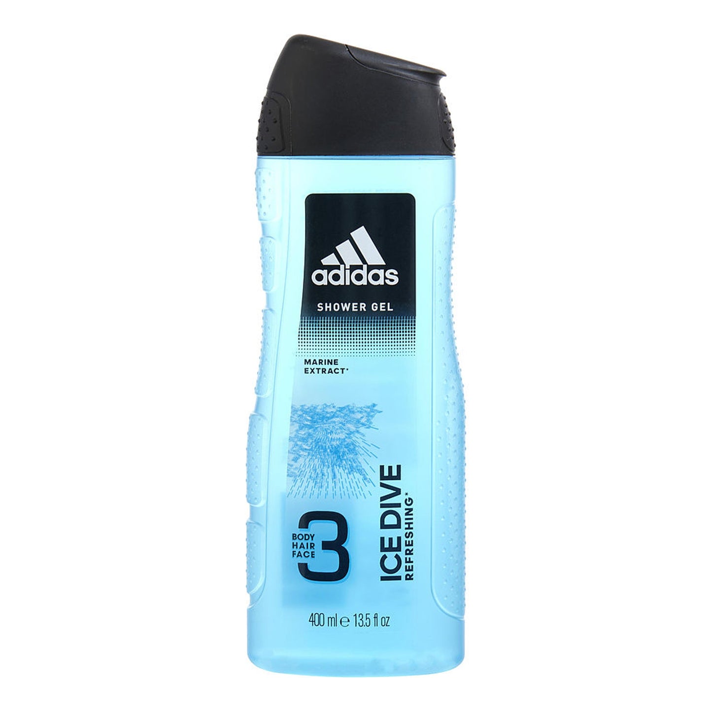 ADIDAS - ICE DIVE REFRESHING 3 IN 1 SHOWER GEL WITH MARINE EXTRACT - 400ML