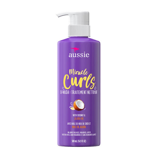 AUSSIE - MIRACLE CURLS CO-WASH WITH COCONUT & AUSTRALIAN JOJOBA OIL - 500ML