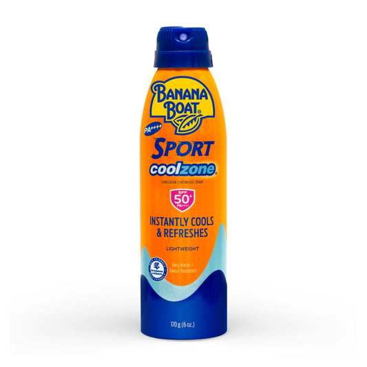BANANA BOAT - SPORT COOLZONE SUNSCREEN CONTINUOUS SPRAY SPF 50+ PA++++ - 170G