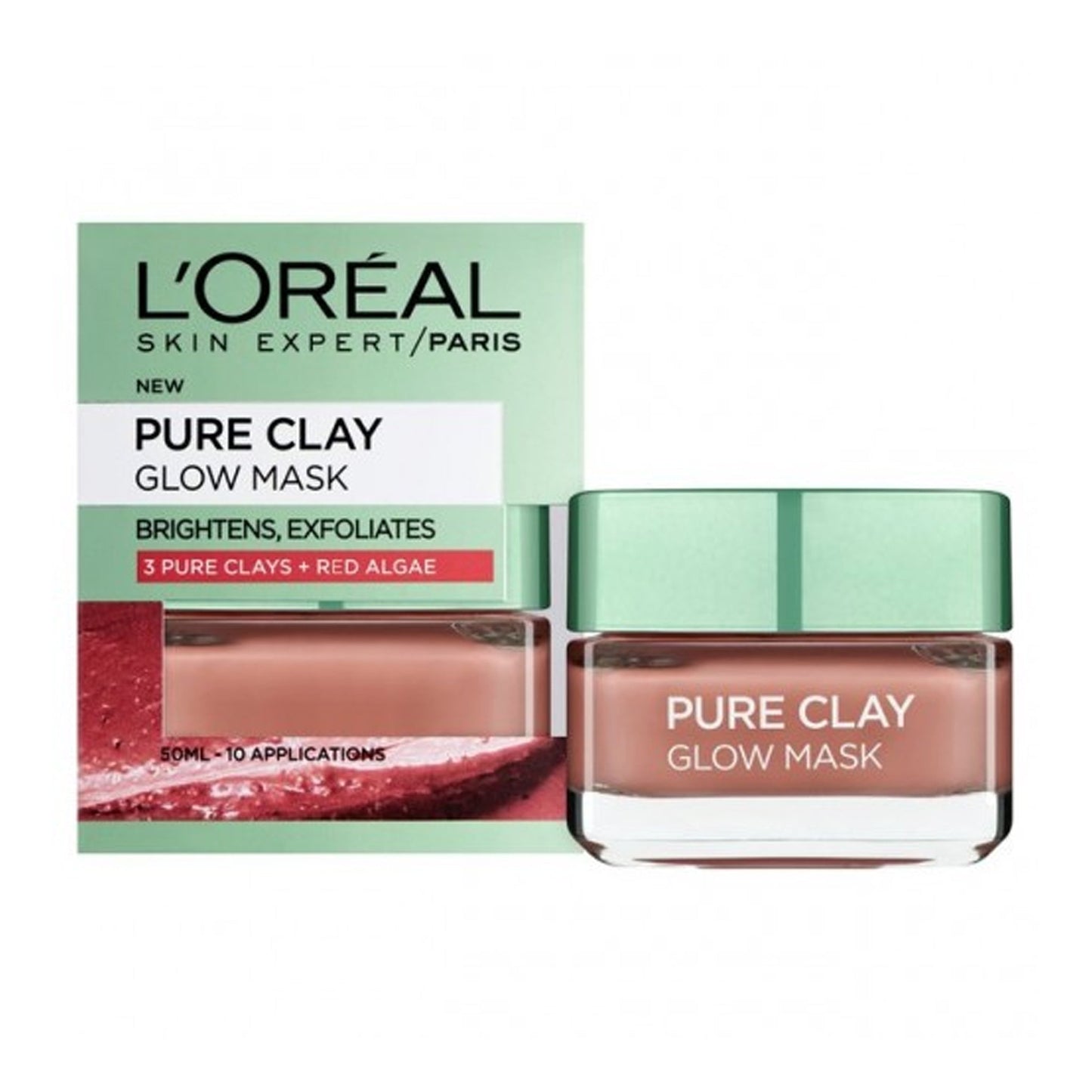 L'OREAL PARIS - PURE CLAY GLOW MASK - 50G